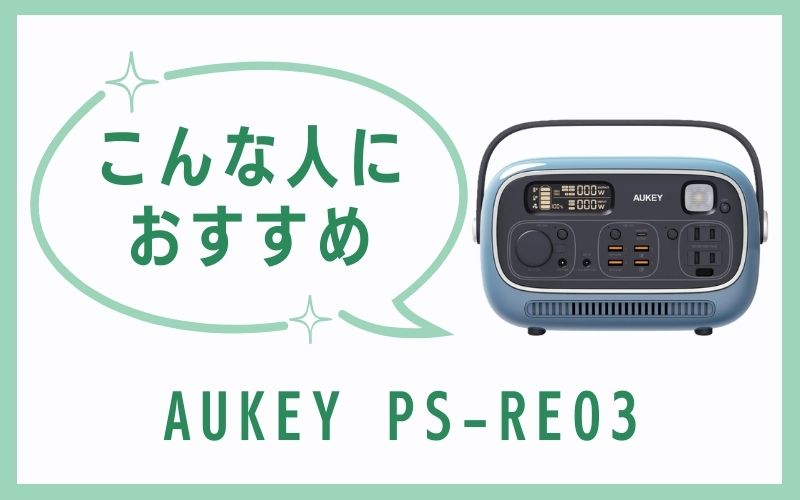 PS-RE03はこんな人におすすめ