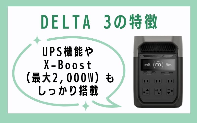 DELTA 3の特徴