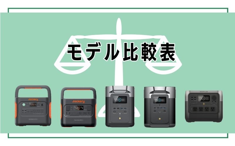 モデル比較表